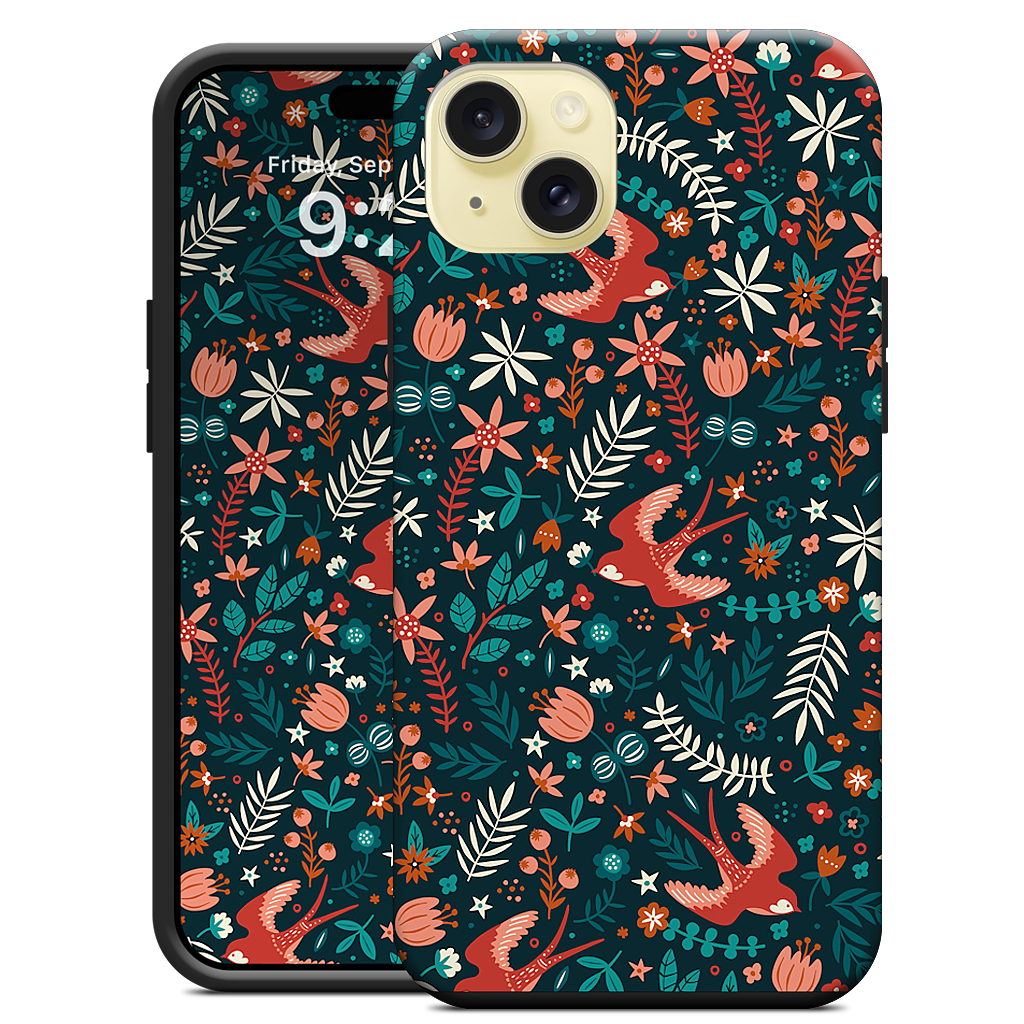 Flying Swallows iPhone Case