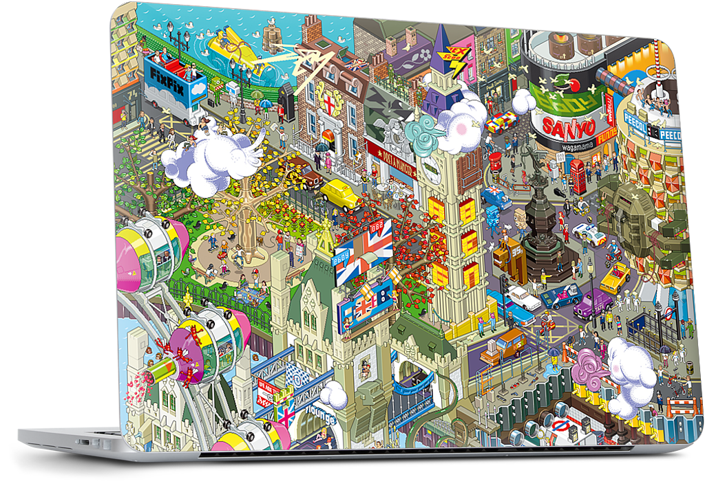 London Dell Laptop Skin