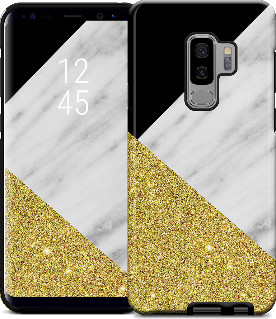 Gold and Real Italian Marble Collage Samsung Case