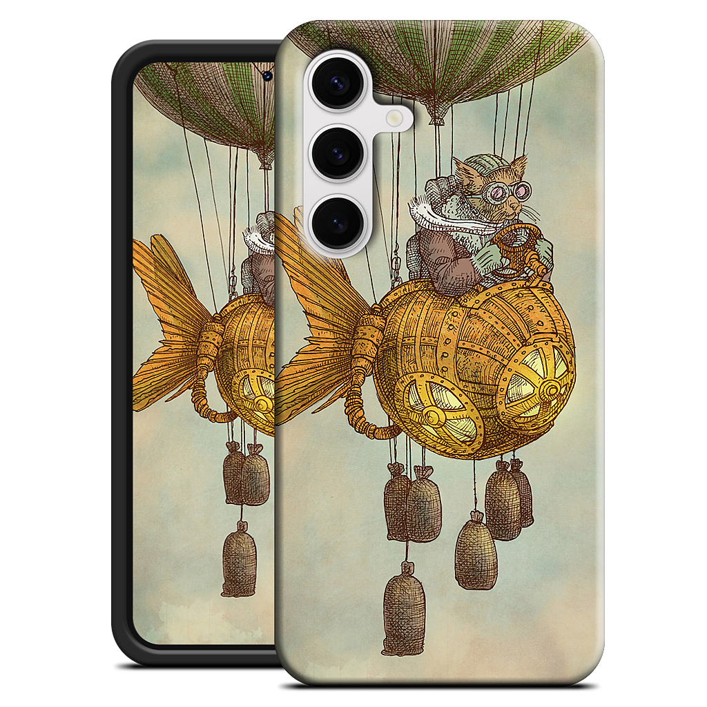 Around The World In A GoldfishFlyer Samsung Case