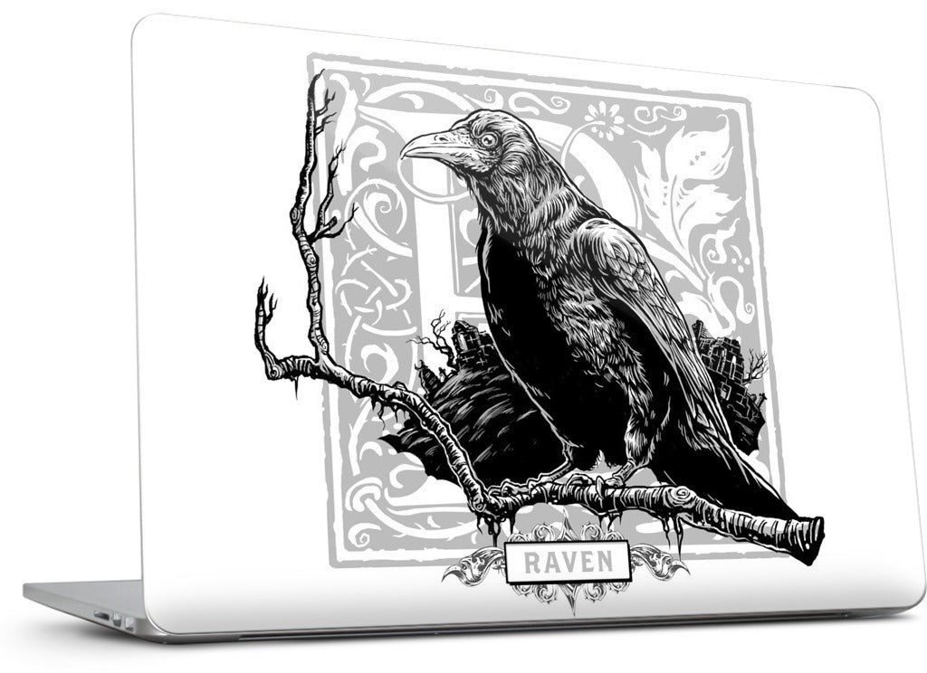 R Is For Raven MacBook Skin