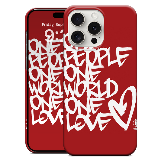 One People, One World, One Love iPhone Case