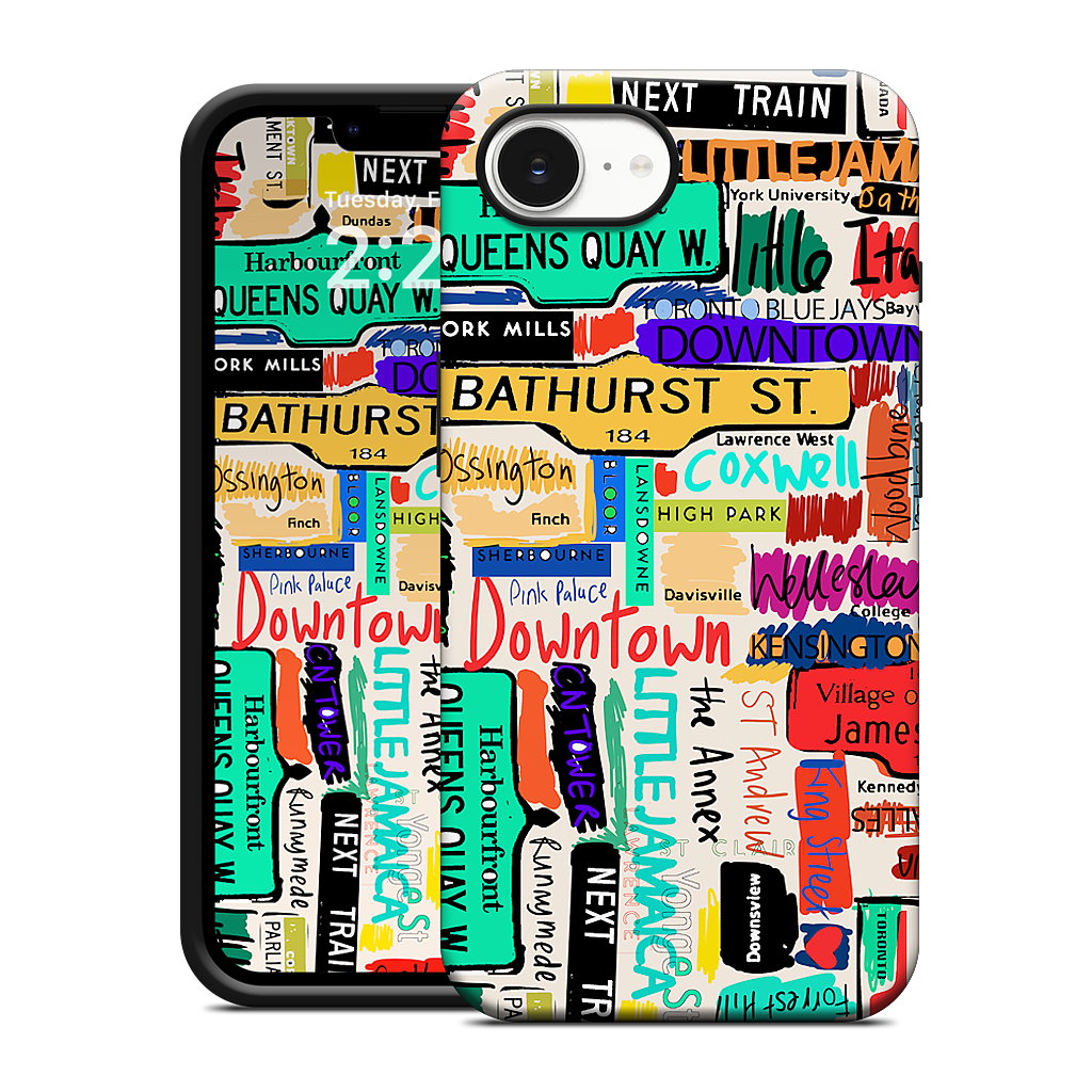 Toronto words iPhone Case