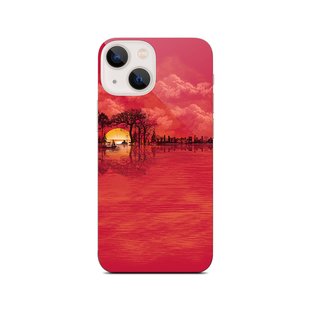 Musical Sunset iPhone Skin