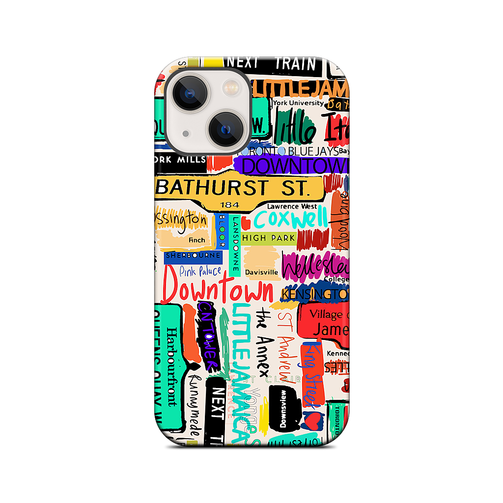 Toronto words iPhone Case