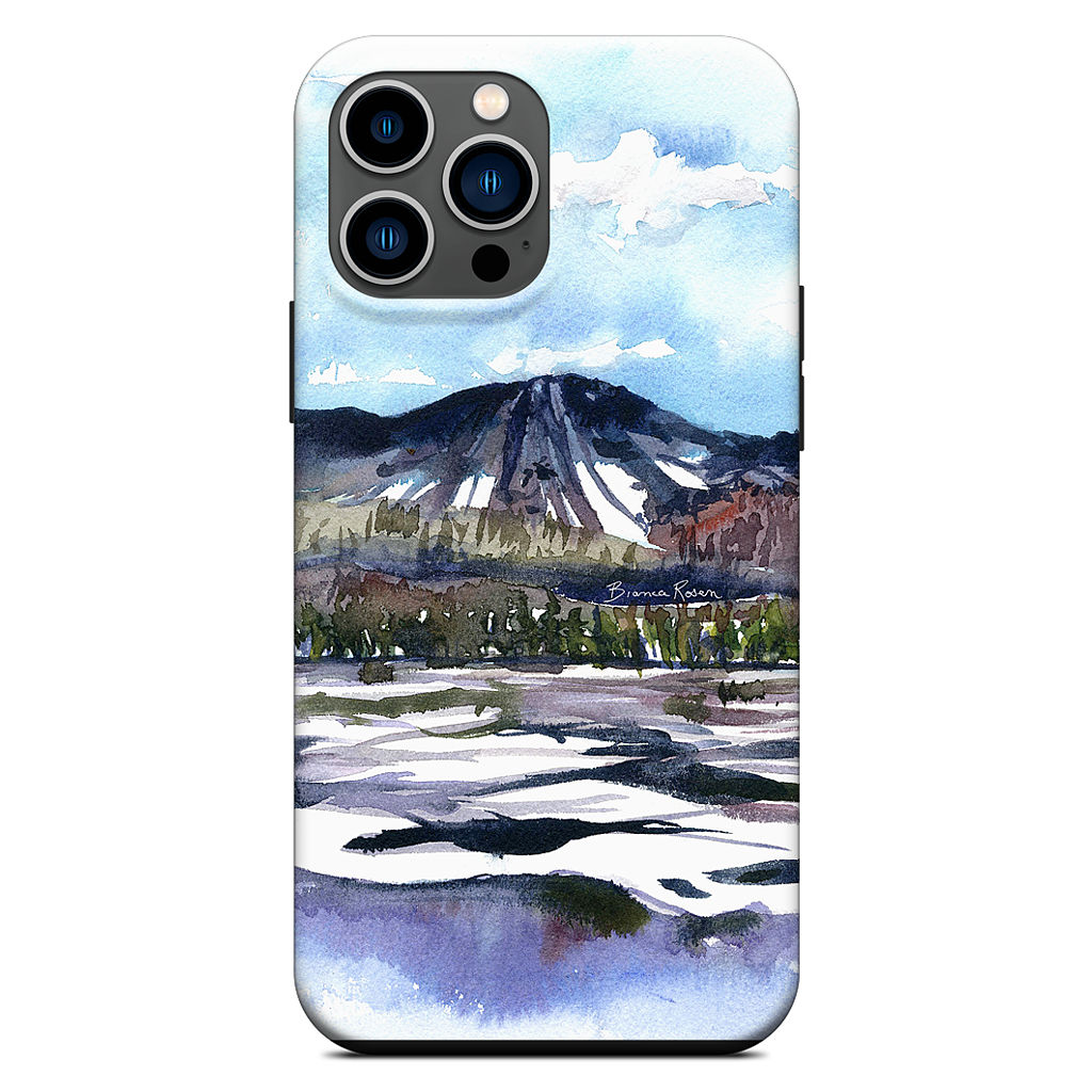 Ski Mountain iPhone Case