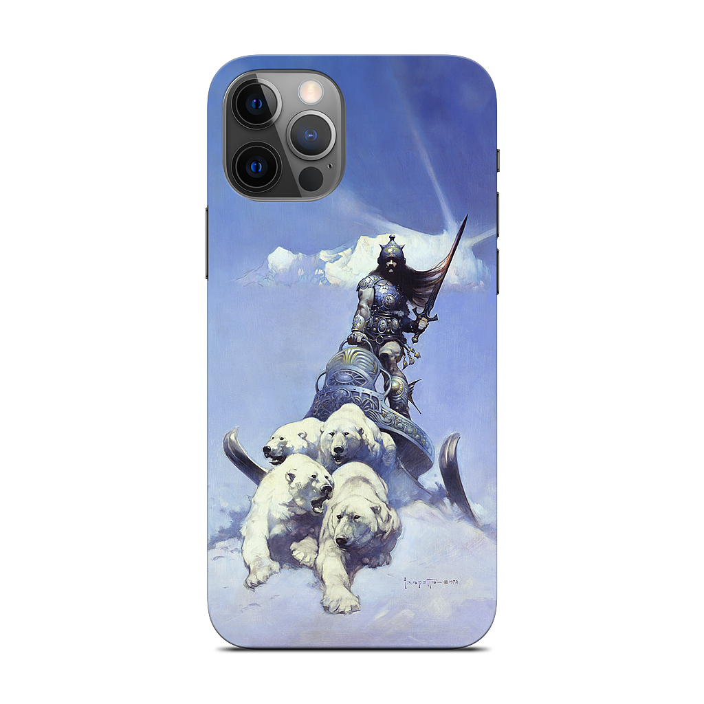 Silver Warrior iPhone Skin