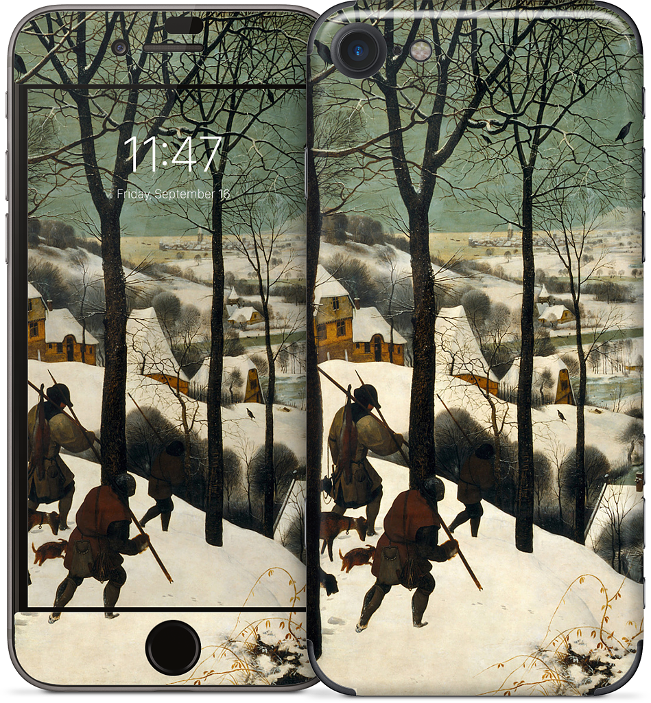 Hunters in the Snow iPhone Skin