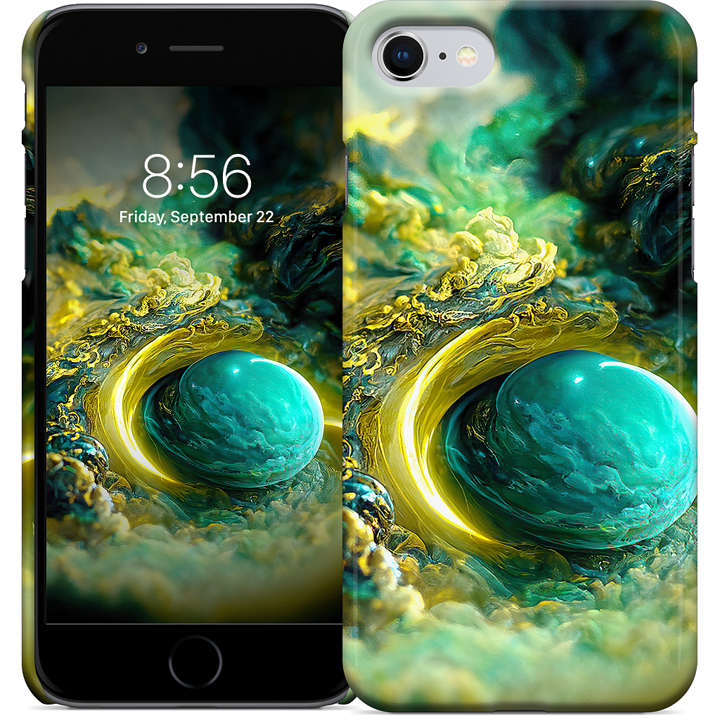 Planetary Accretion iPhone Case