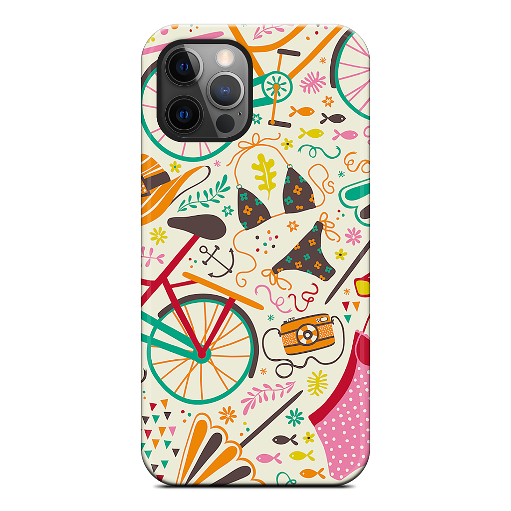 Seaside Cycle iPhone Case