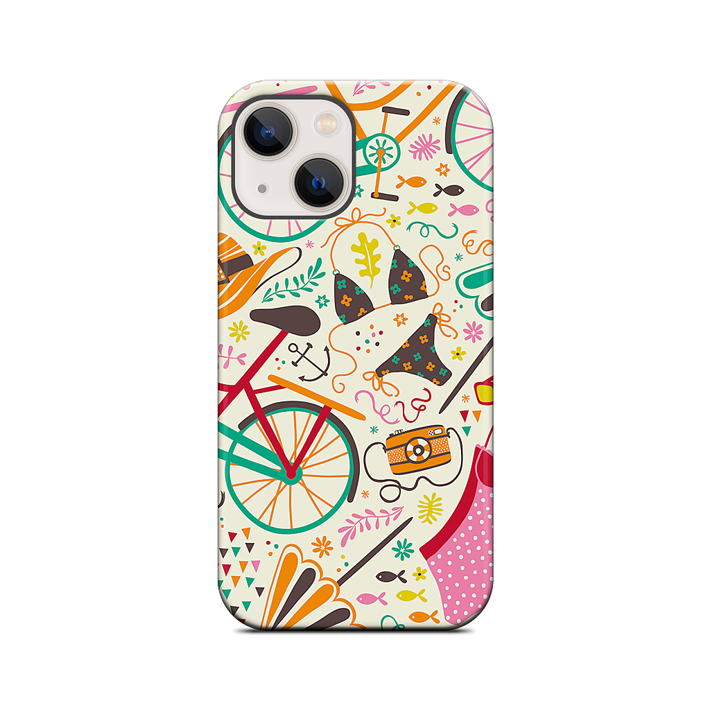 Seaside Cycle iPhone Case