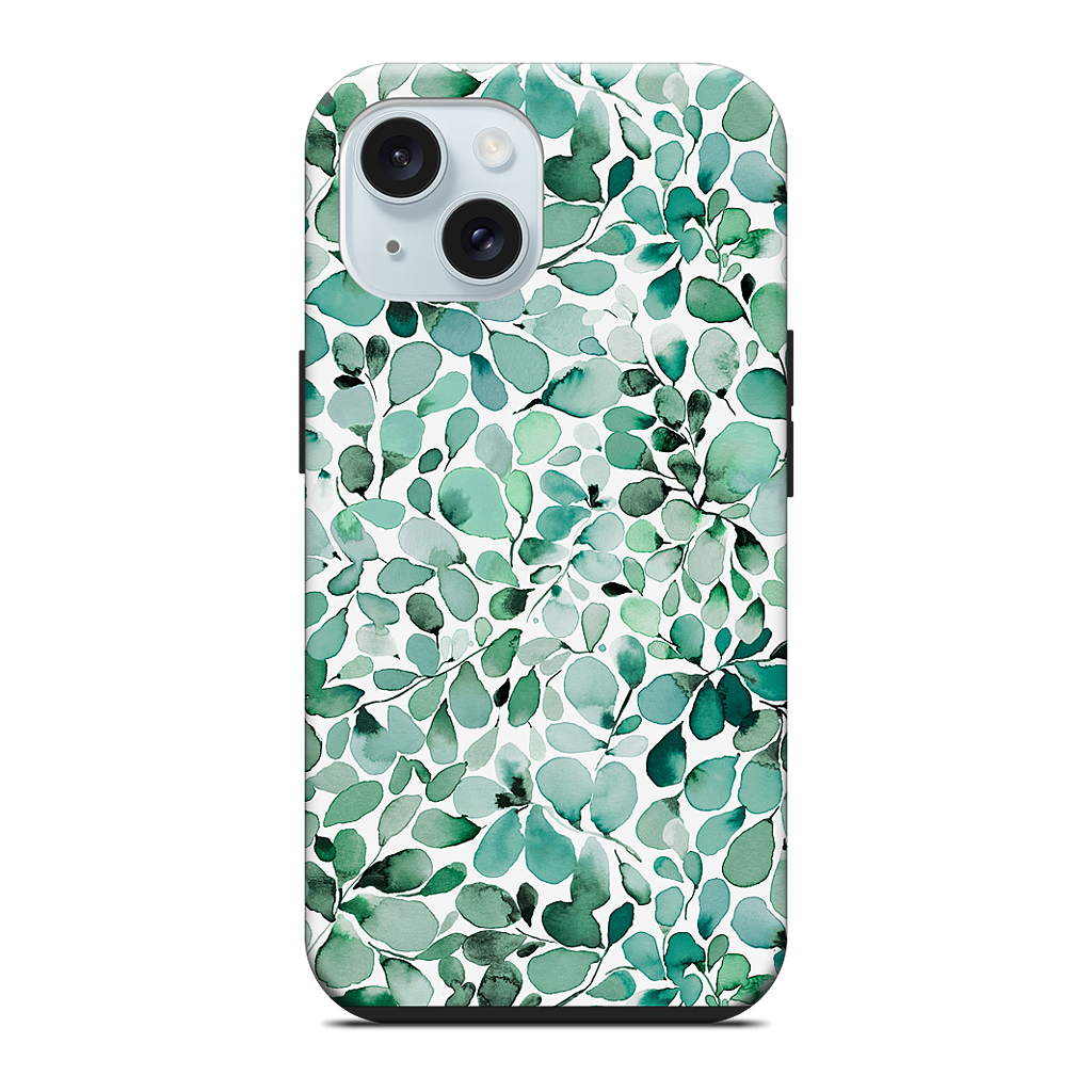 Eucalyptus Leafy Green iPhone Case