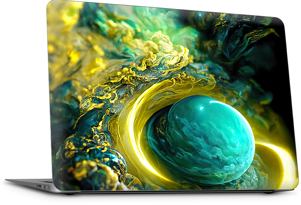 Planetary Accretion MacBook Skin