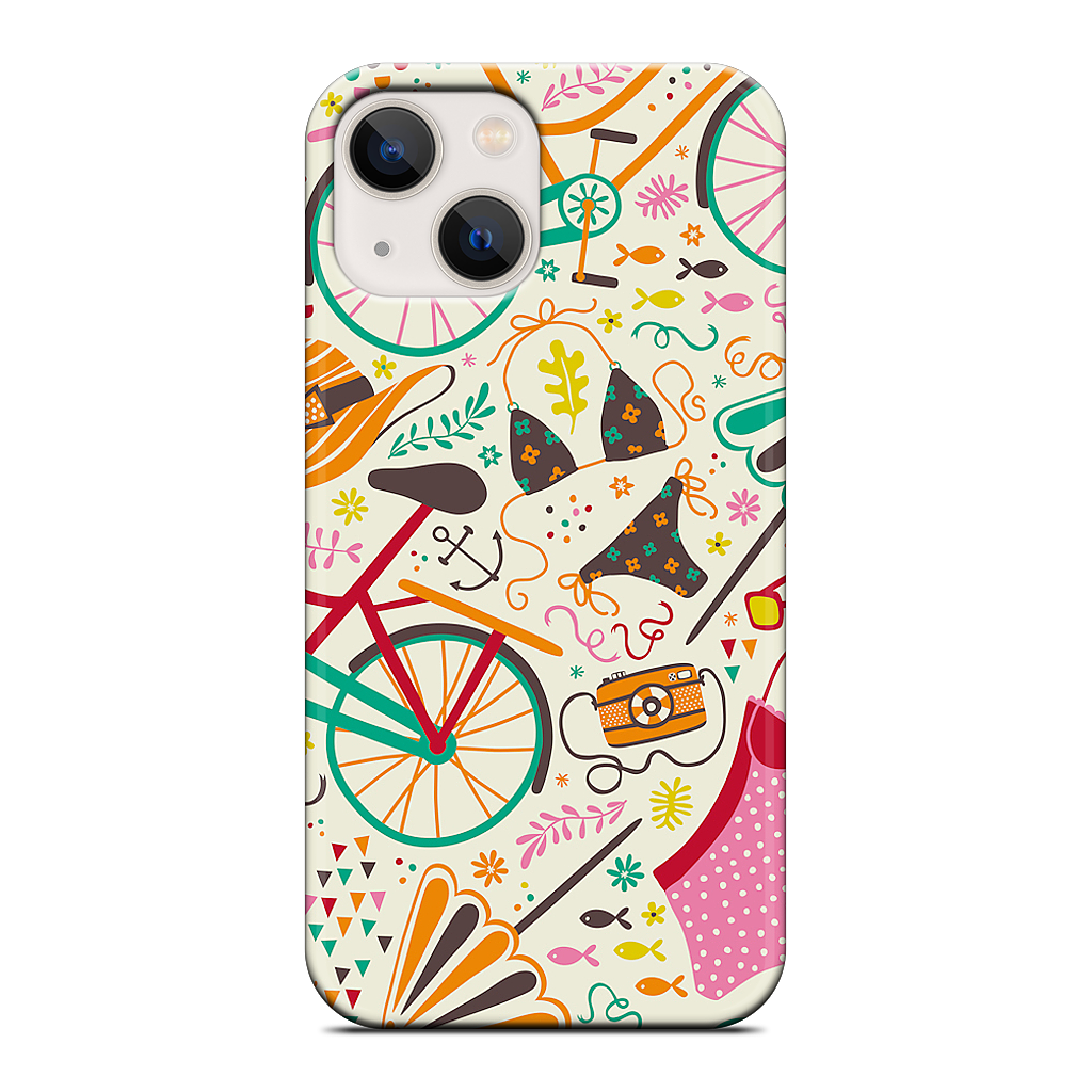Seaside Cycle iPhone Case