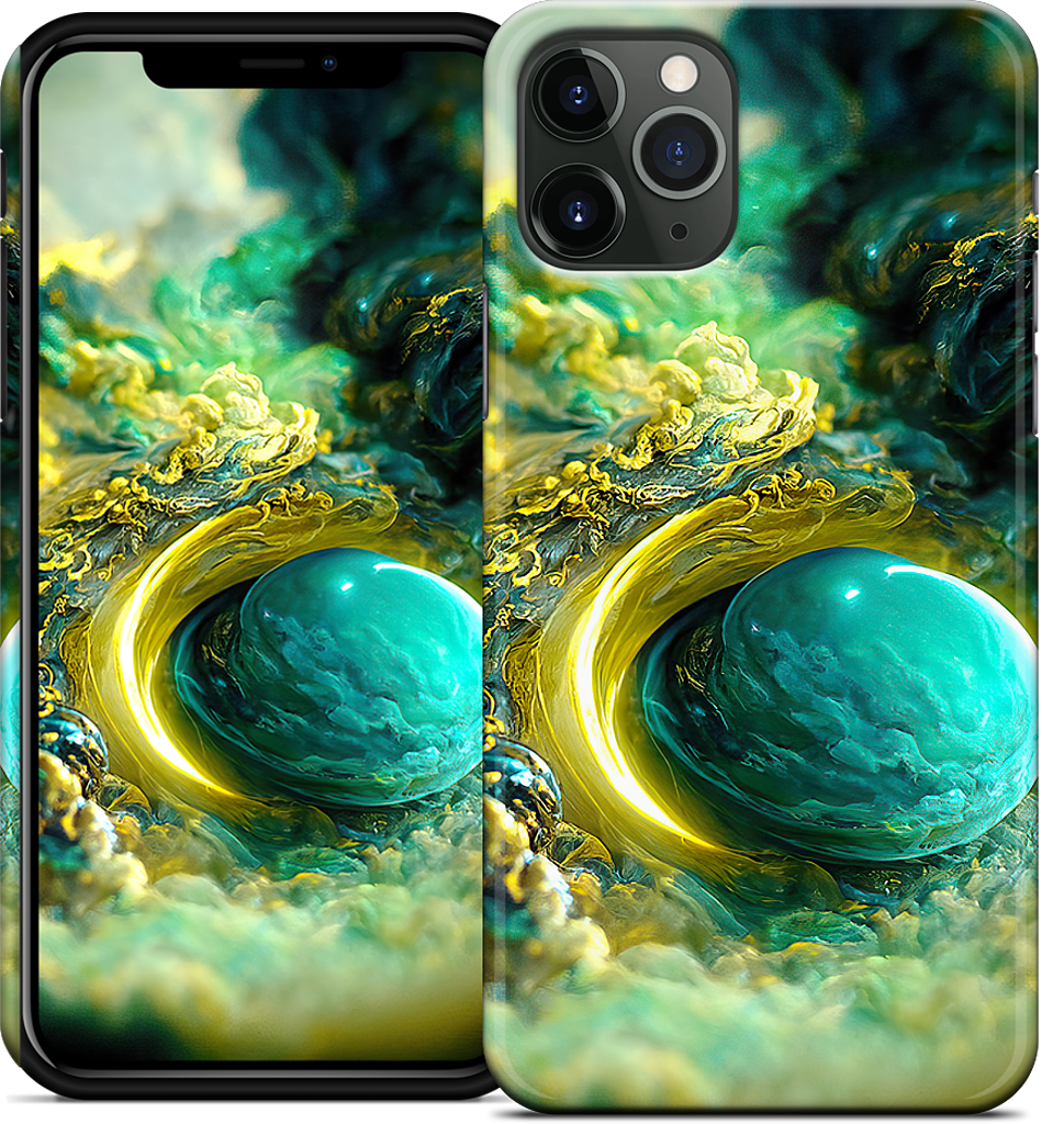 Planetary Accretion iPhone Case