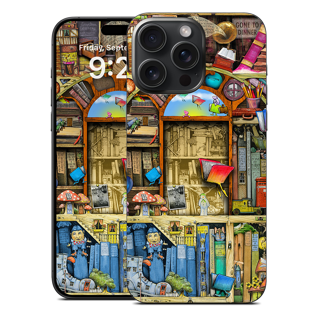Bookshelf 2b iPhone Skin
