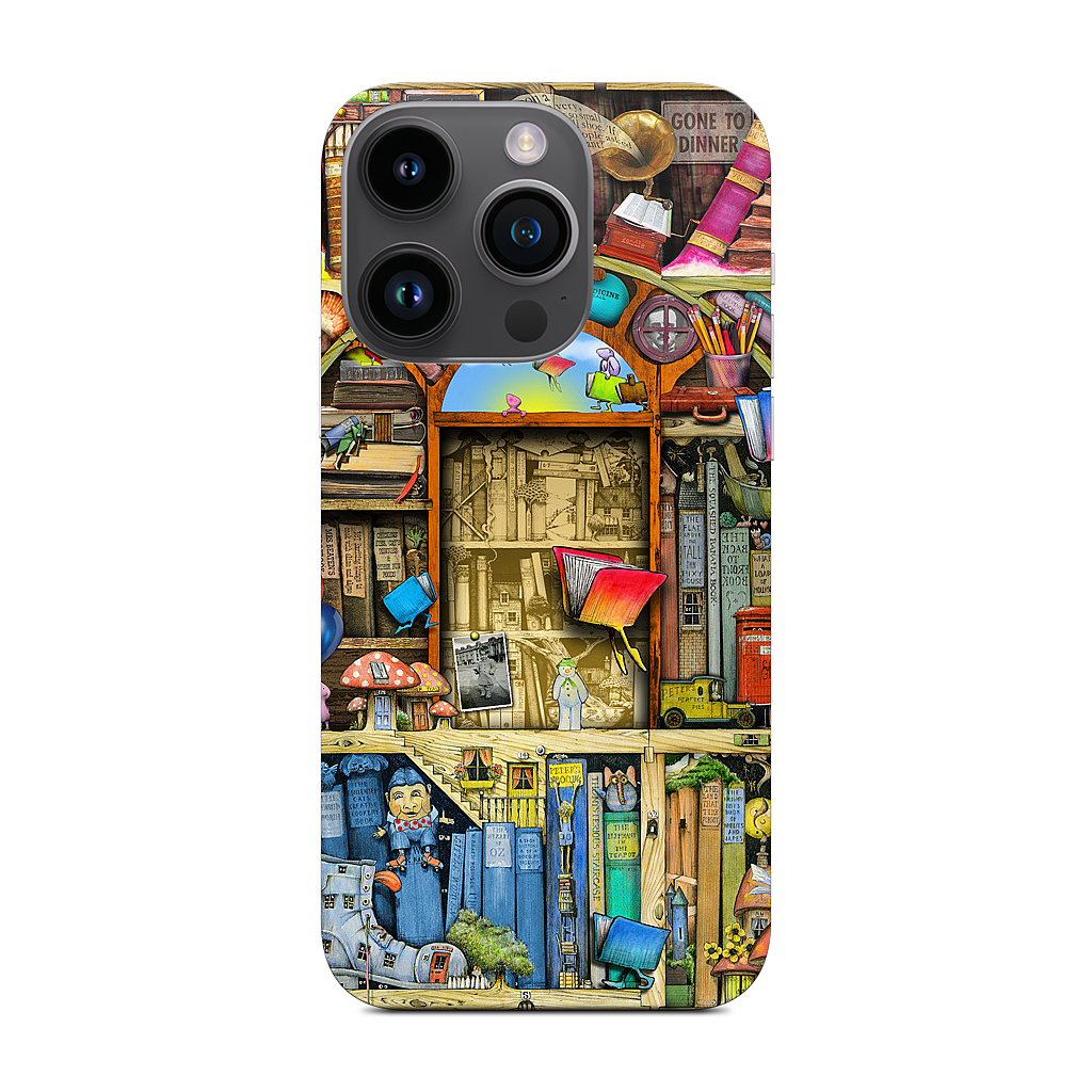 Bookshelf 2b iPhone Skin