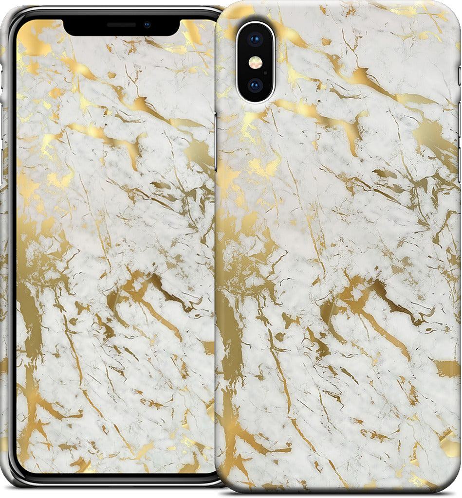 Gold Marble iPhone Case