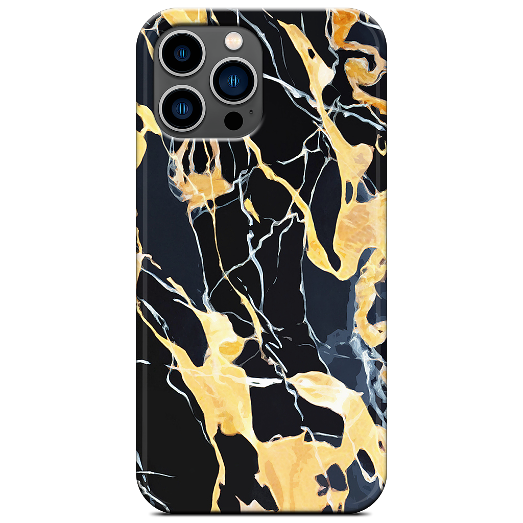 Black Marble iPhone Case