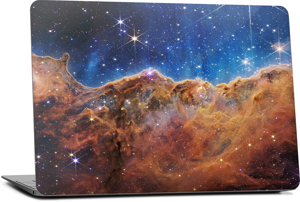 Cosmic Cliffs of Carina MacBook Skin