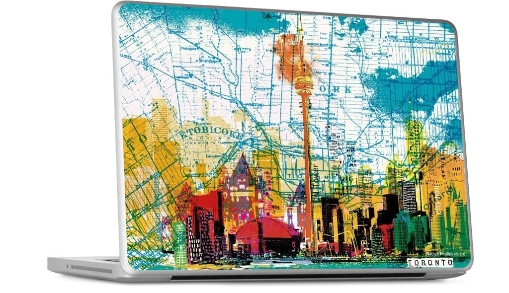 Toronto Skyline MacBook Skin