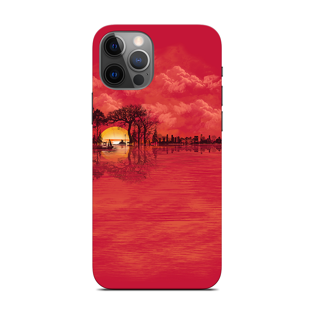 Musical Sunset iPhone Skin