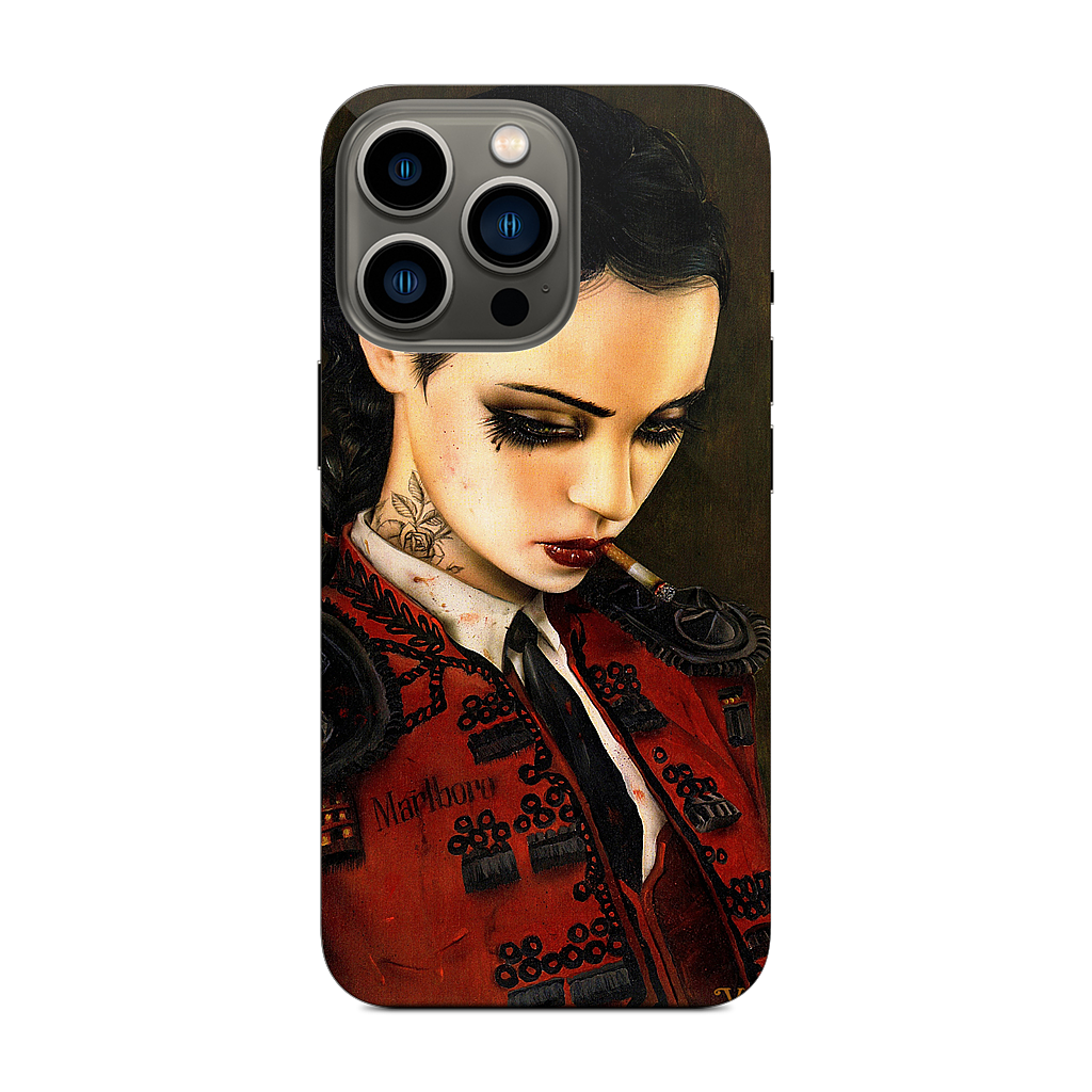 Bull Fight Her iPhone Skin