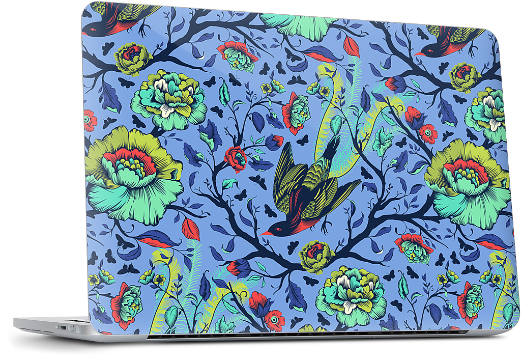 Tail Feathers Lupine MacBook Skin