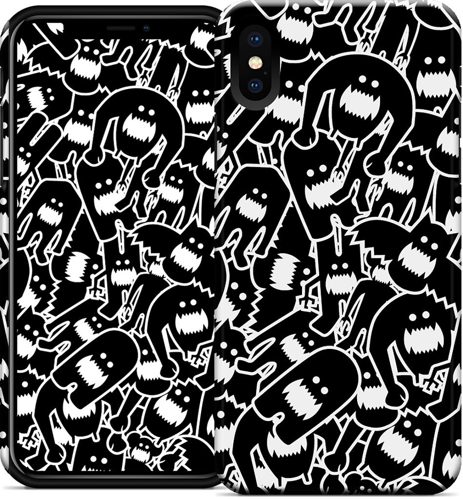 Monster Collage 2 iPhone Case