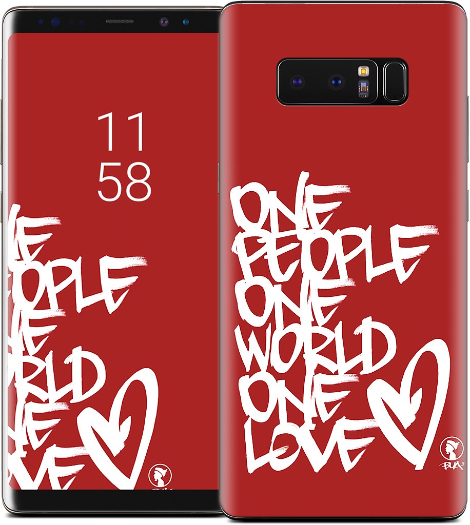 One People, One World, One Love Samsung Skin