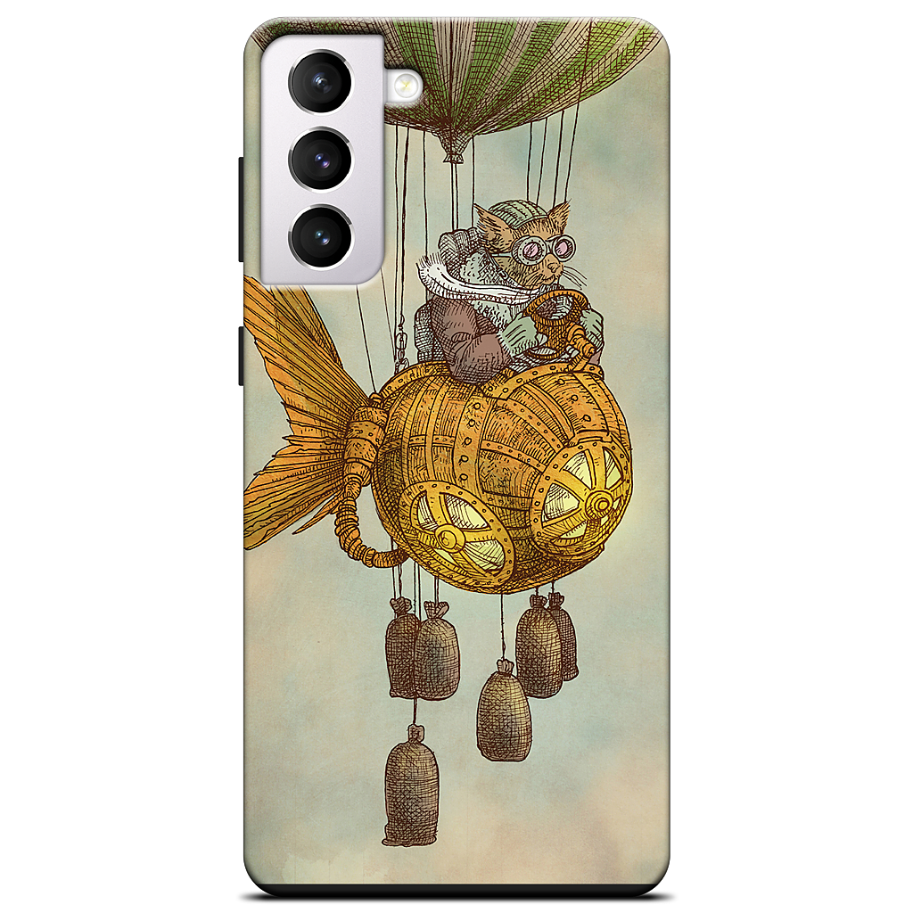 Around The World In A GoldfishFlyer Samsung Case