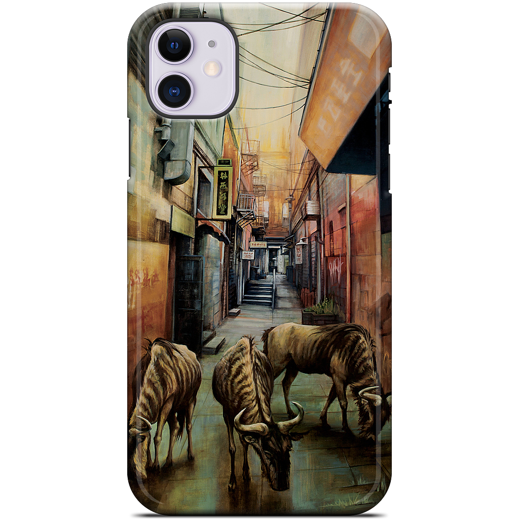 "Street of Three Beasts" -Levinson iPhone Case