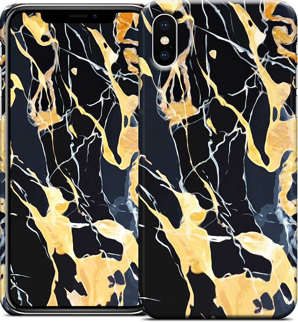 Black Marble iPhone Case