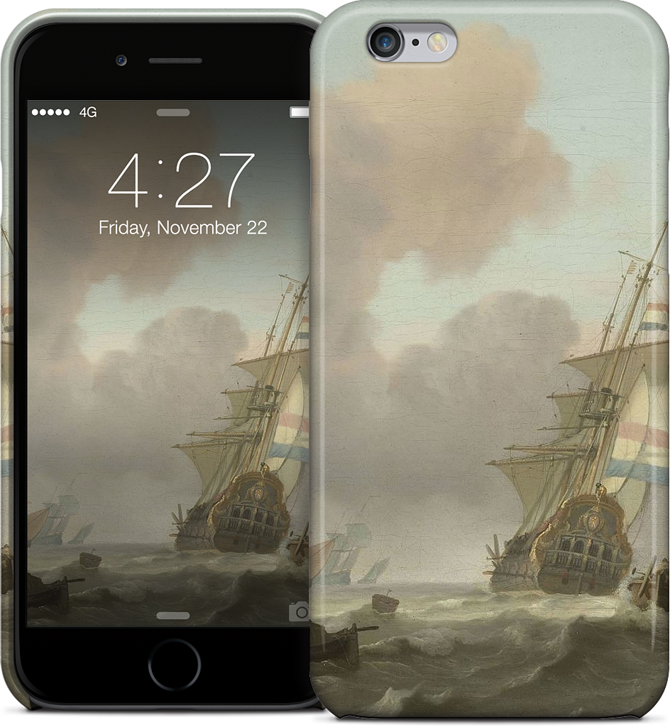 Ships in Choppy Sea iPhone Case