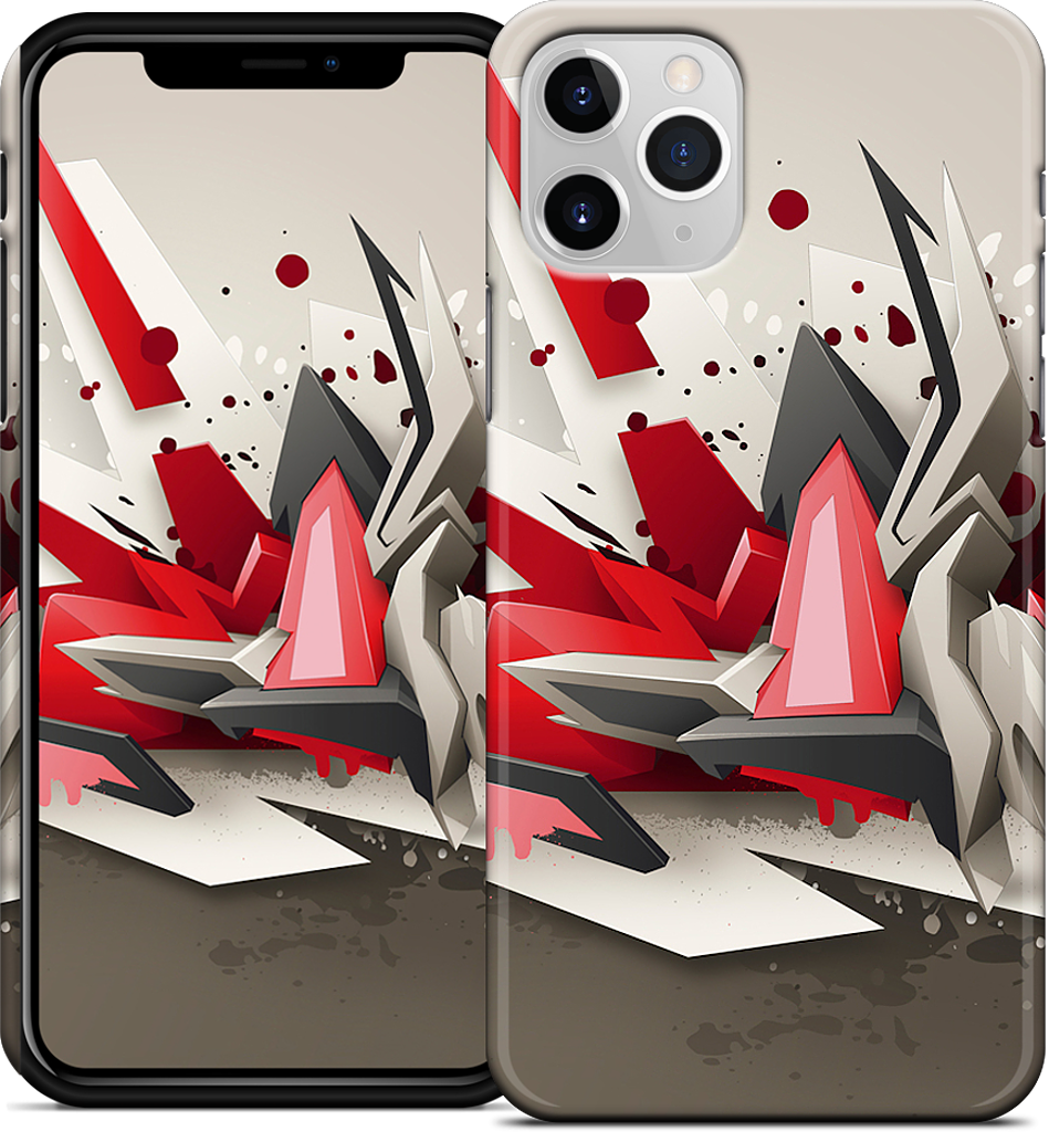 Red Metal iPhone Case