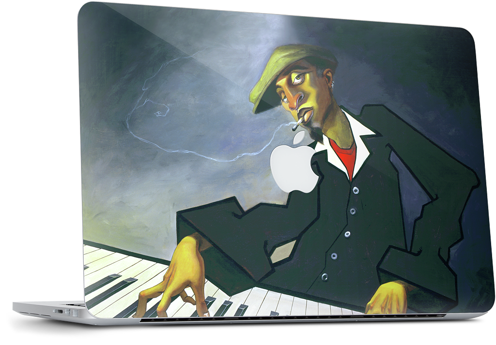Piano Man II MacBook Skin