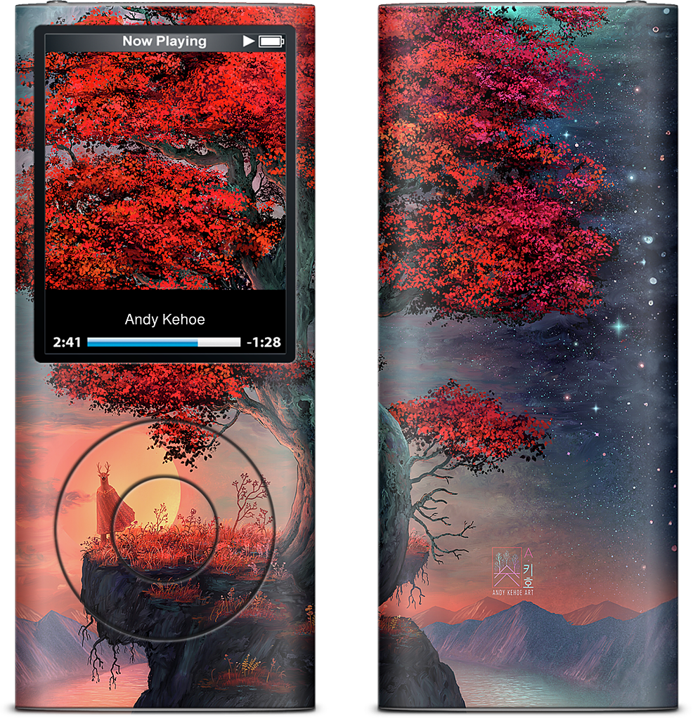 Light & Dark in Equal Parts iPod Skin