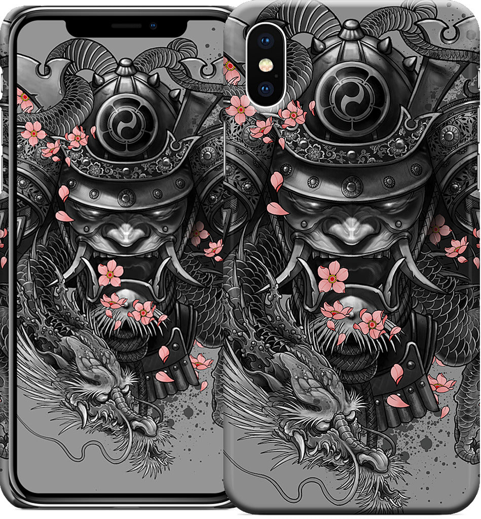 Samurai Dragon iPhone Case