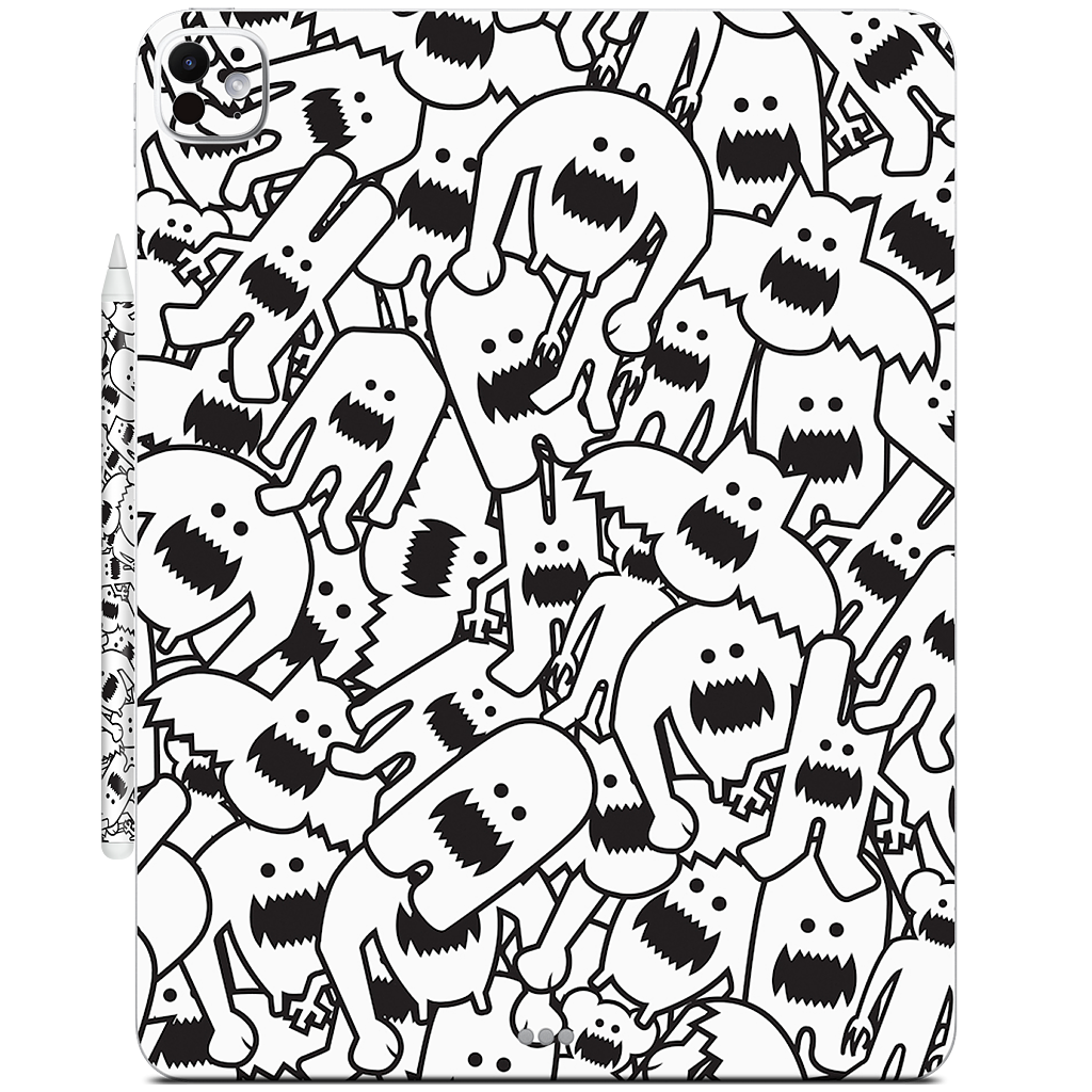 Monster Collage iPad Skin
