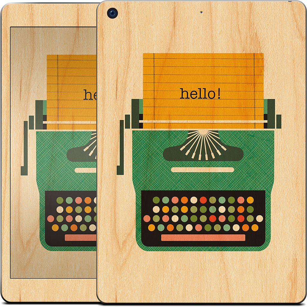 Typewriter iPad Skin