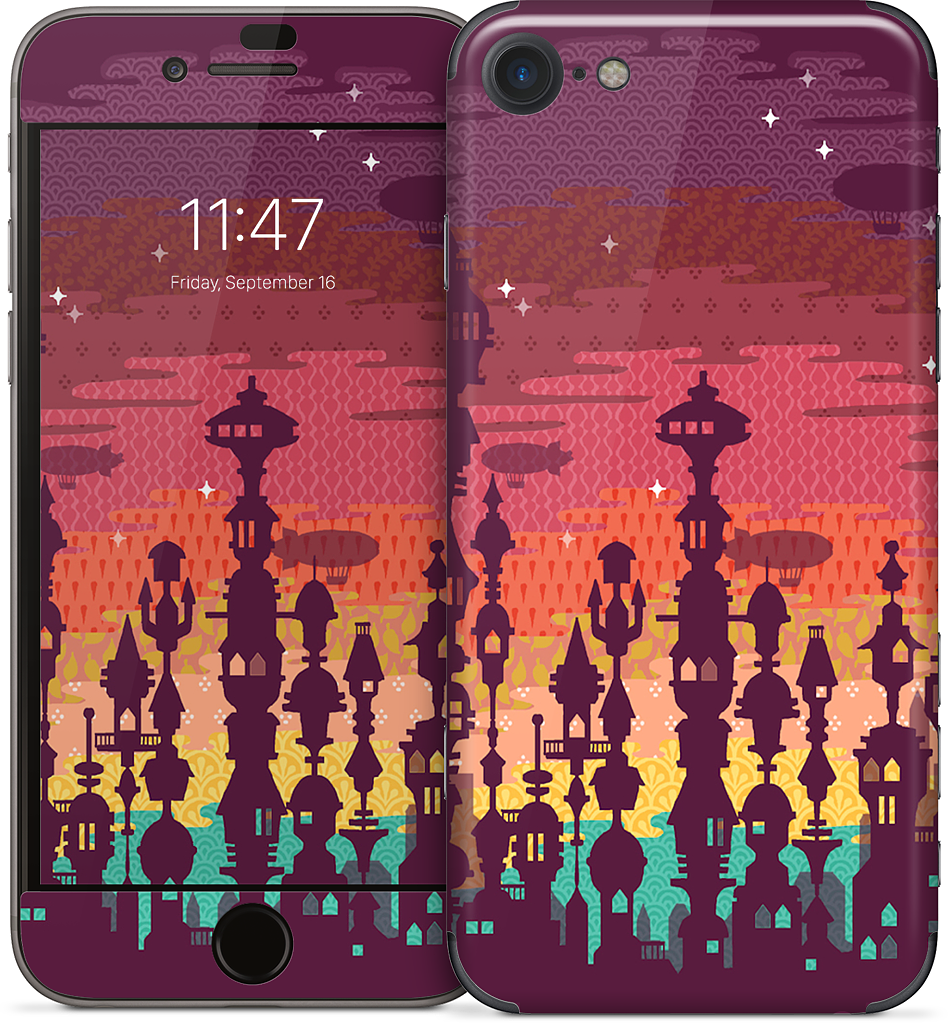 Meet Me After Sunset iPhone Skin