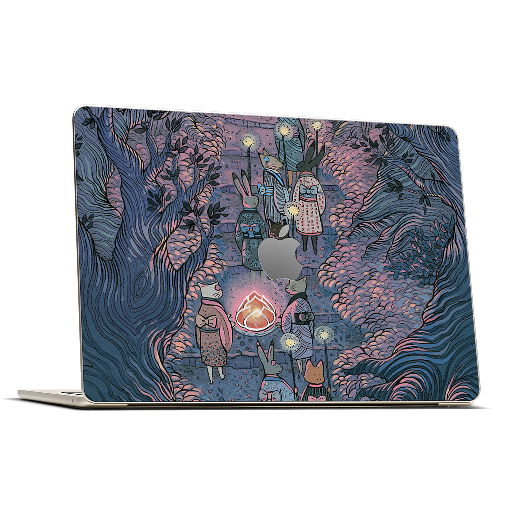 Woodland Procession MacBook Skin