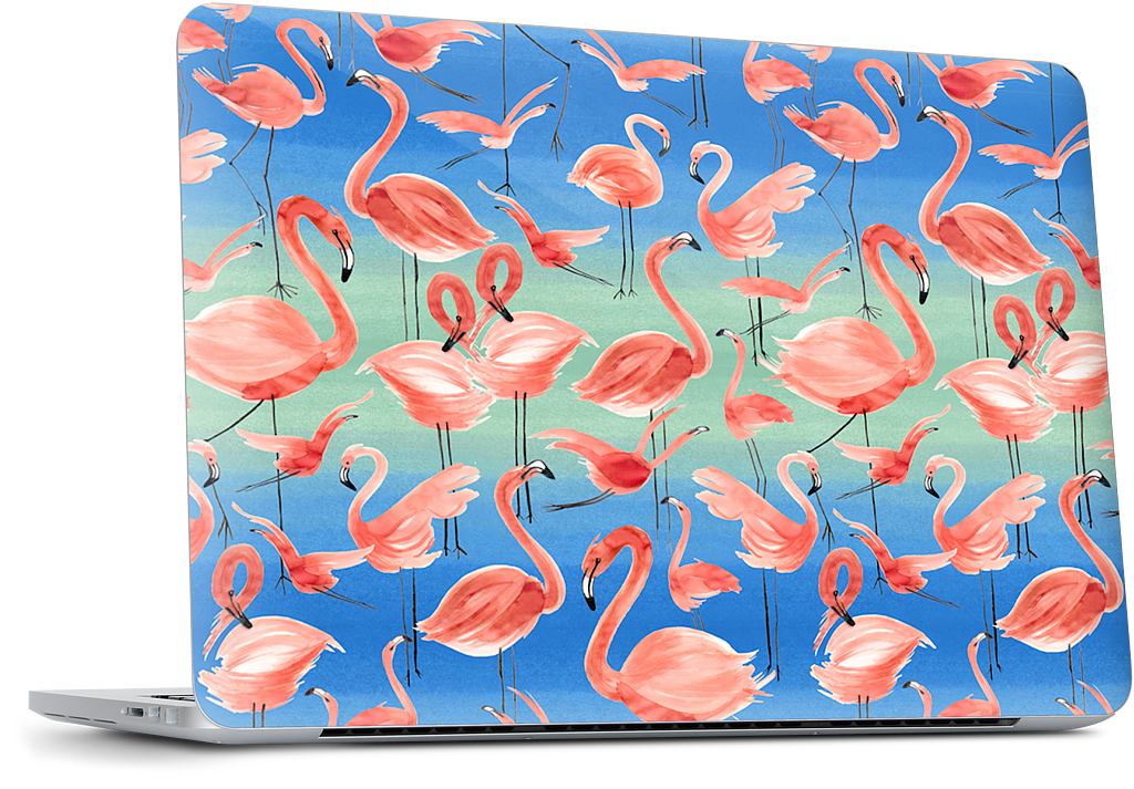 Flamingos MacBook Skin