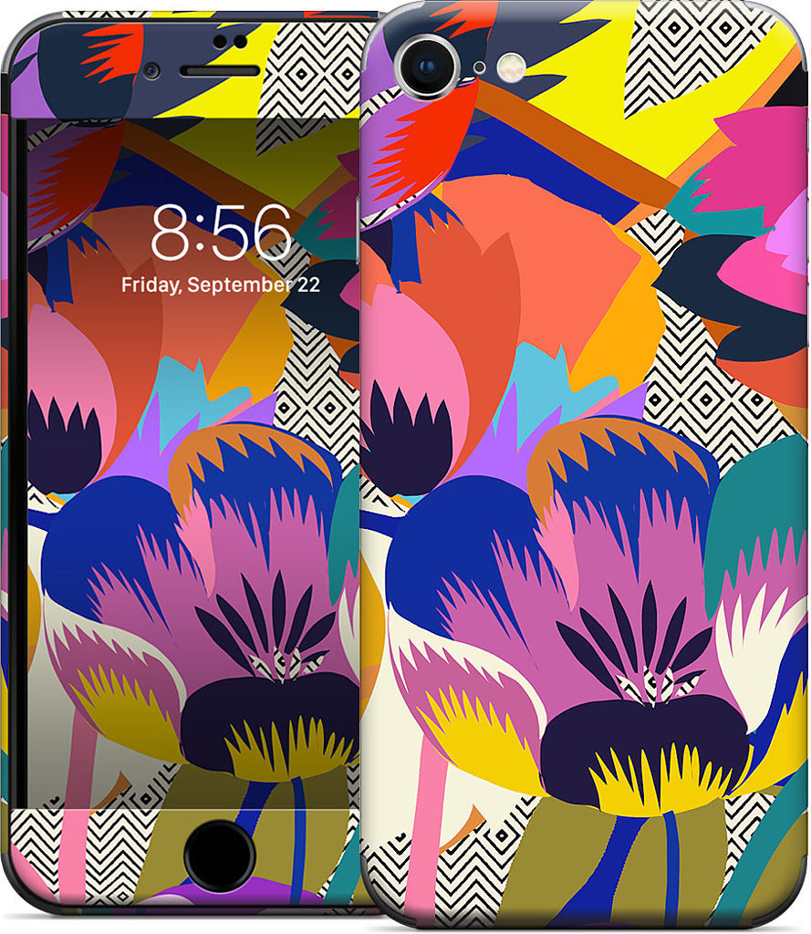 Among the Spring Flowers iPhone Skin