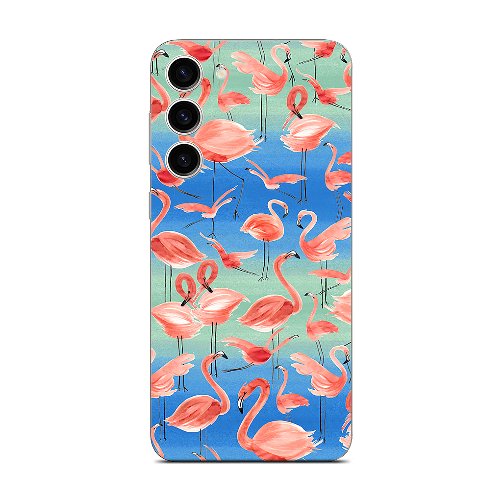 Flamingos Samsung Skin