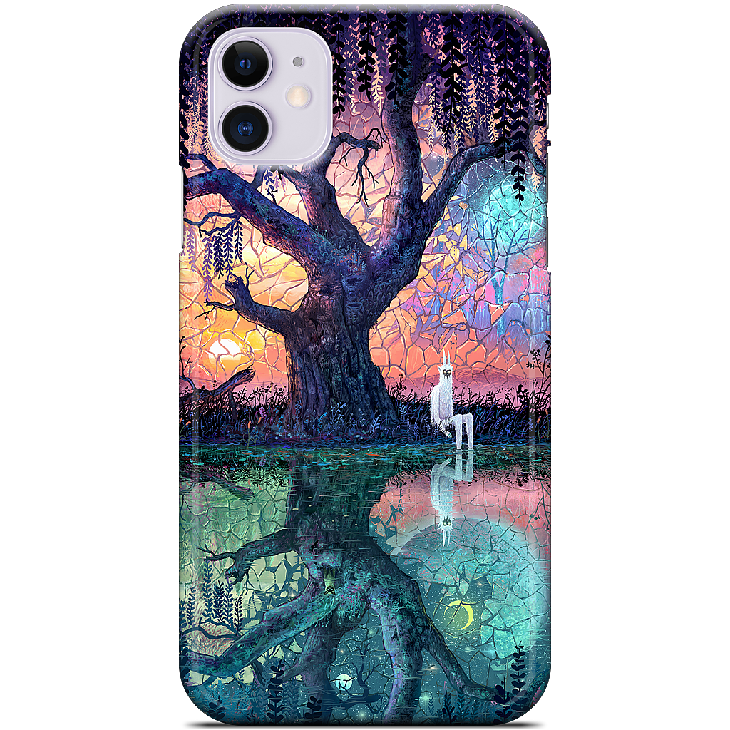 On the Banks of Broken Worlds iPhone Case