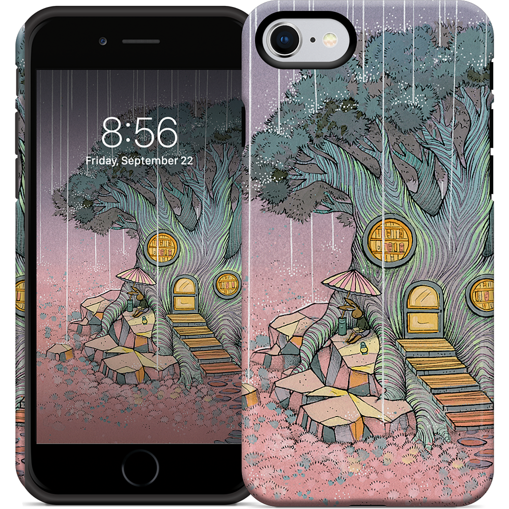 Rainy Day In The Library iPhone Case