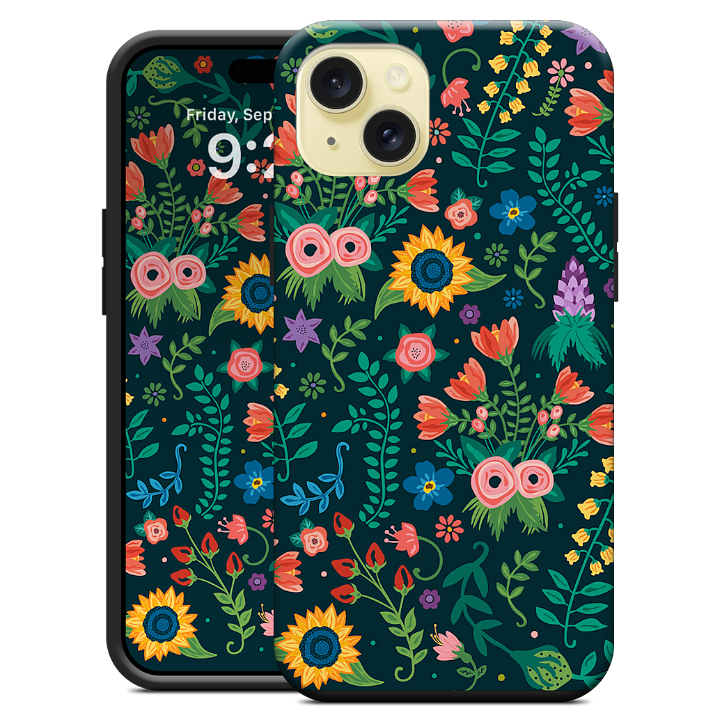 Floral Heart iPhone Case