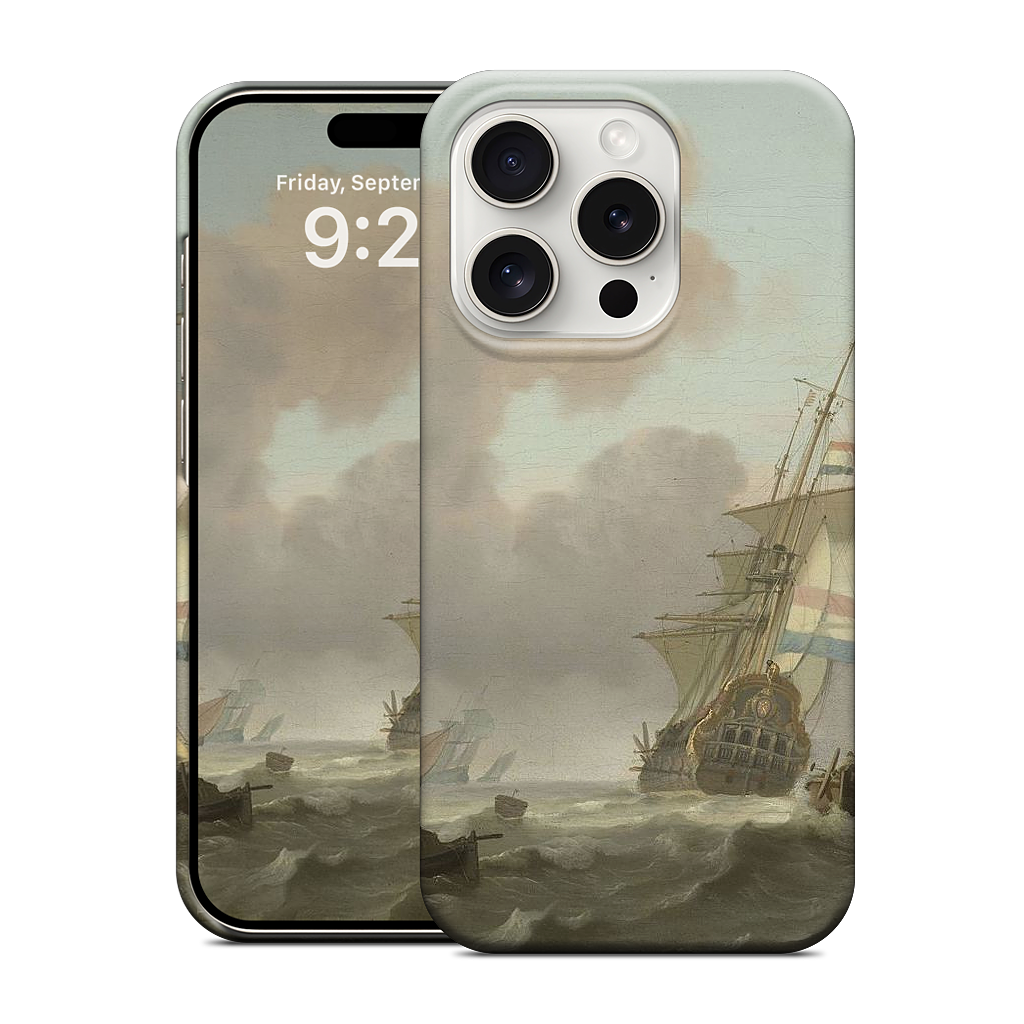 Ships in Choppy Sea iPhone Case