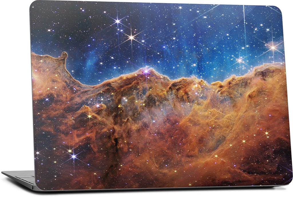Cosmic Cliffs of Carina MacBook Skin